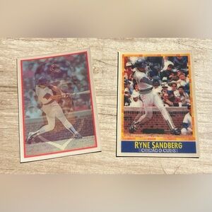 Ryne Sandberg Chicago Cubs Hologram Collector’s Cards